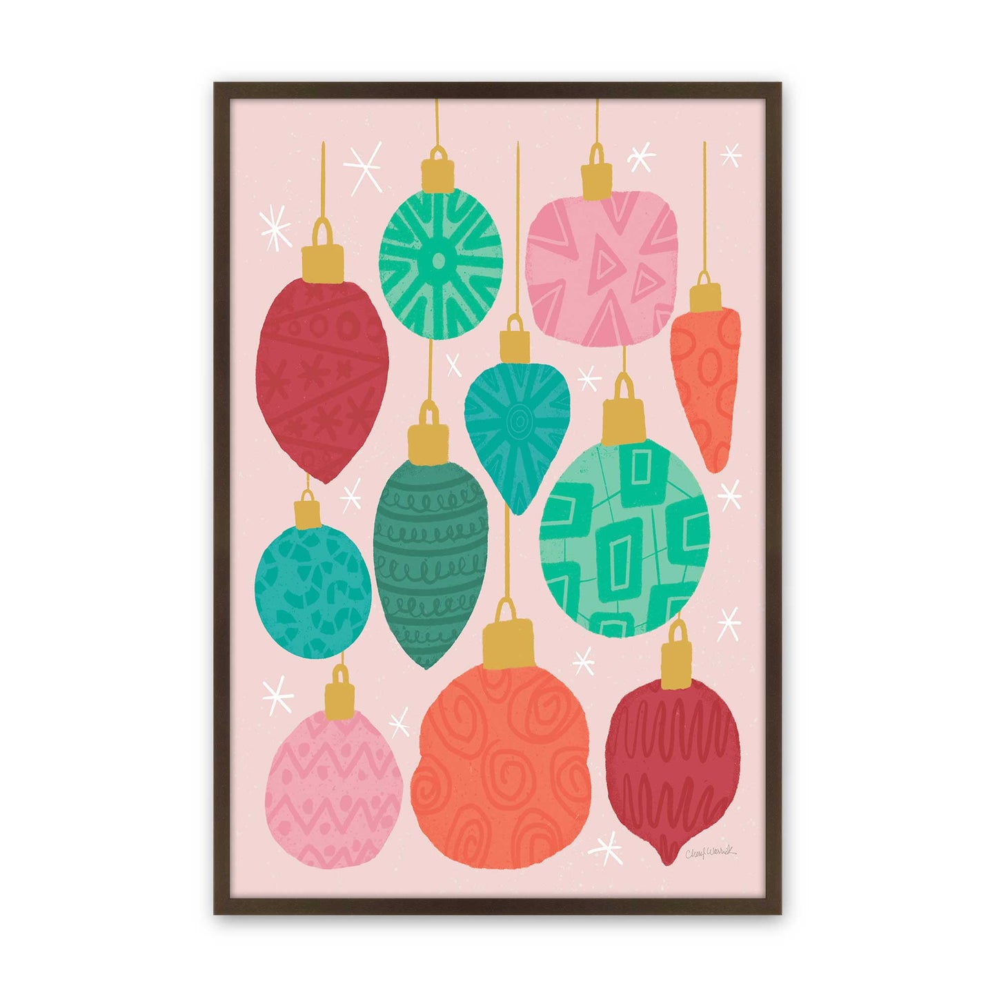 [Color:Belvinder Brown], Picture of art in a Belvinder Brown frame