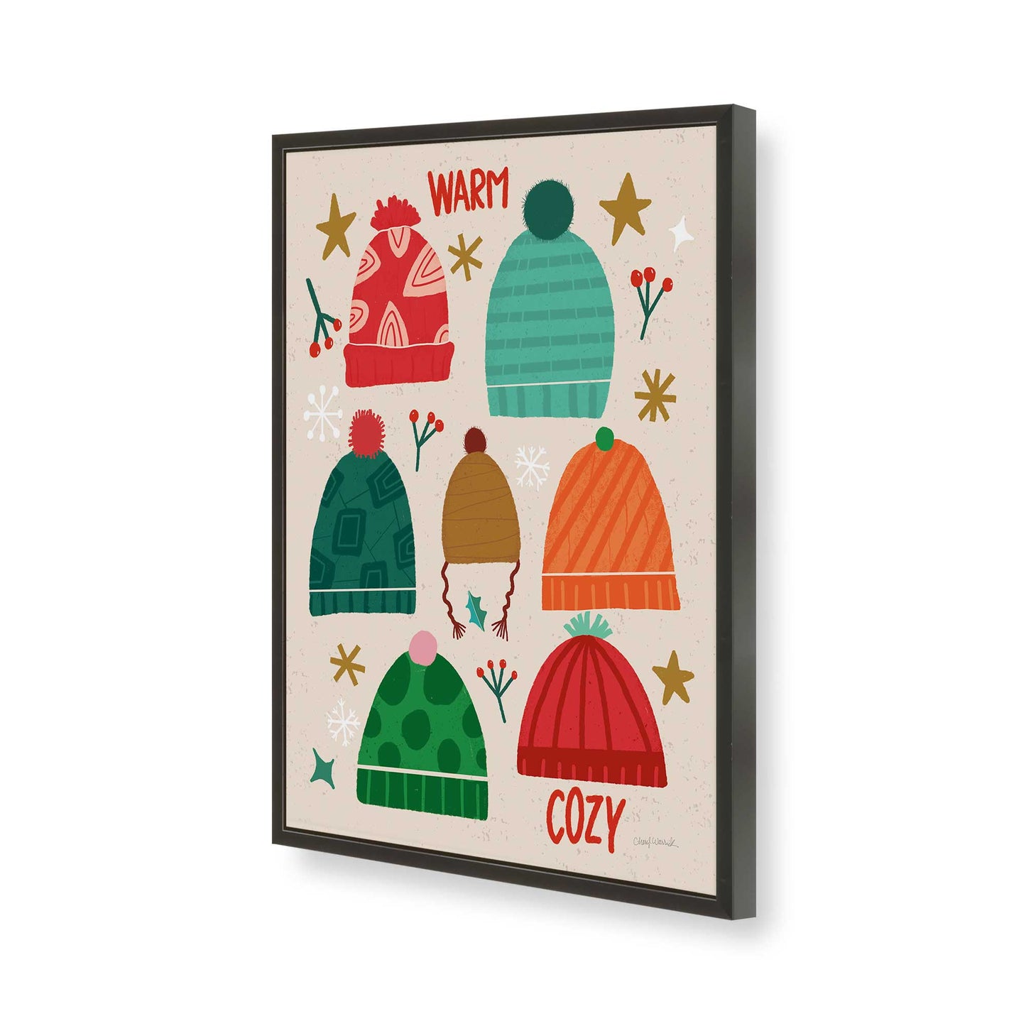 [Color:Satin Black], Picture of art in a Satin Black frame of the corner