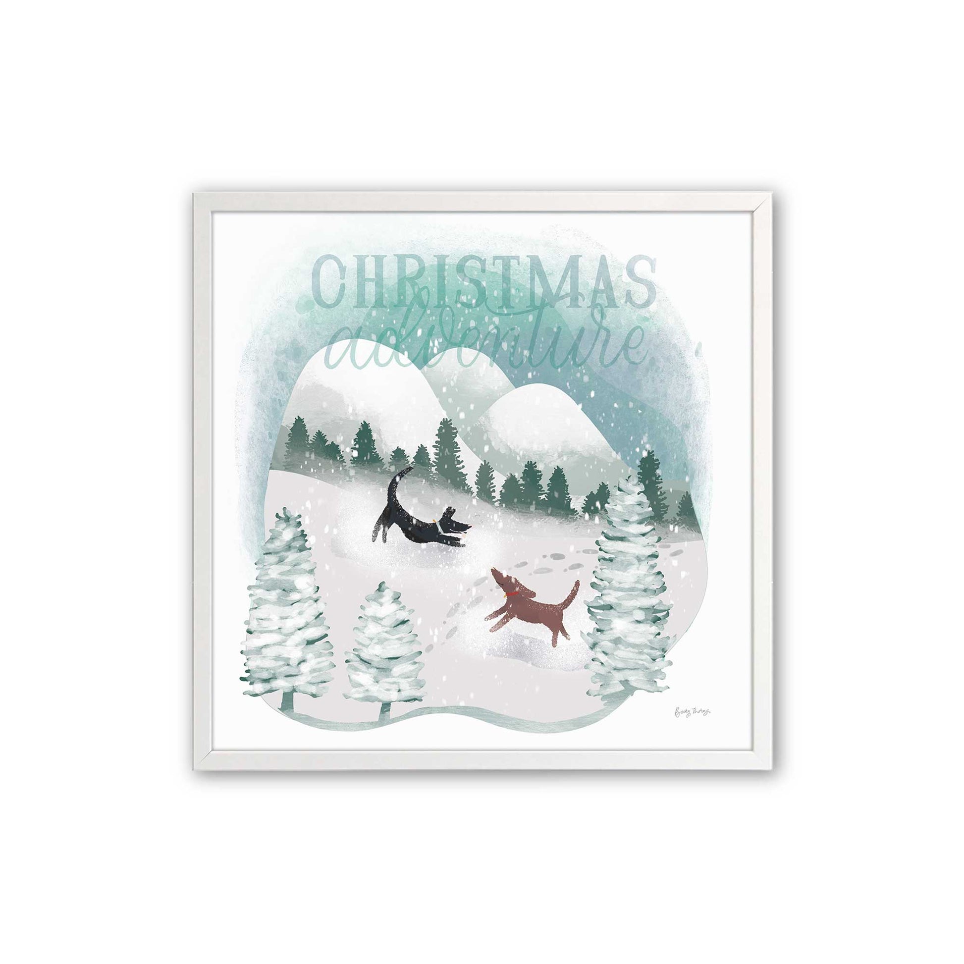 [Color:Opaque White], Picture of art in a Opaque White frame