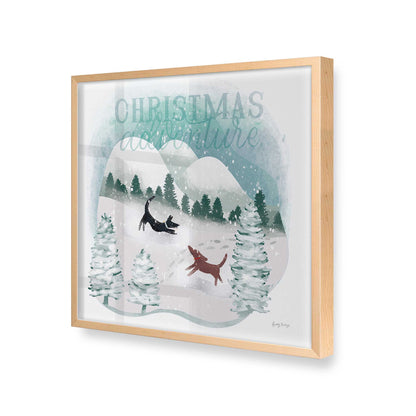 [Color:Raw Maple], Picture of art in a Raw Maple frame at an angle