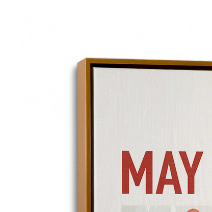 [Color:Polished Gold], Picture of art in a Polished Gold frame at an angle