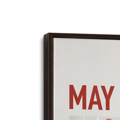 [Color:Espresso], Picture of art in a Espresso frame at an angle