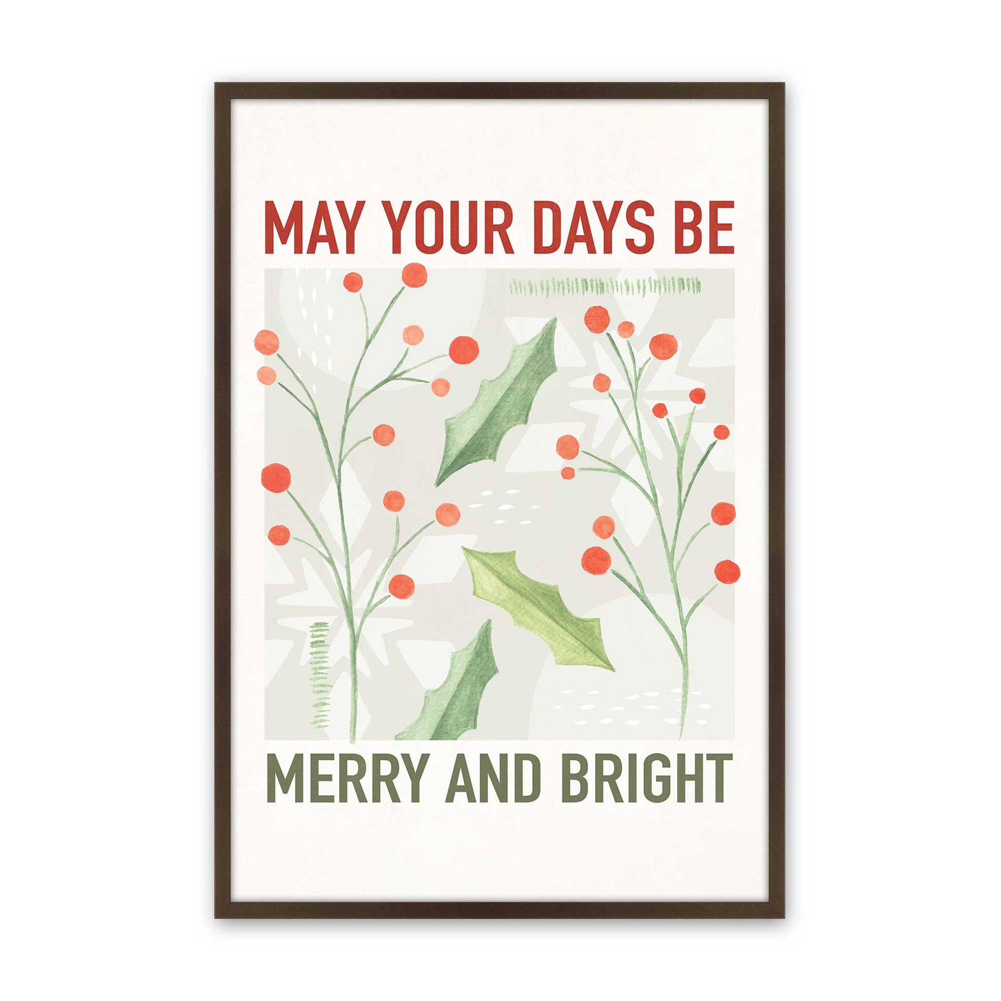 [Color:Brown], Picture of art in a Brown frame