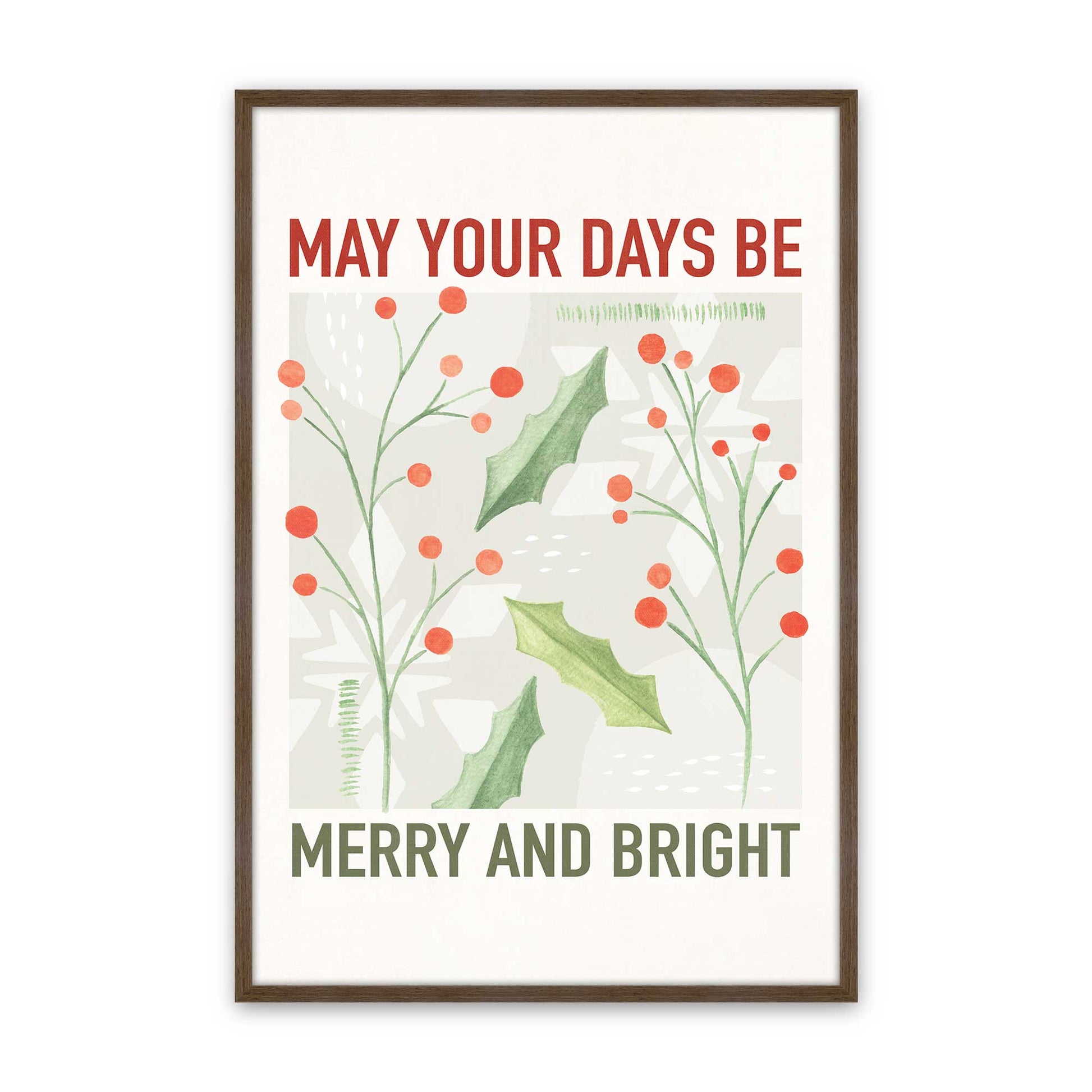 [Color:Walnut], Picture of art in a Walnut frame