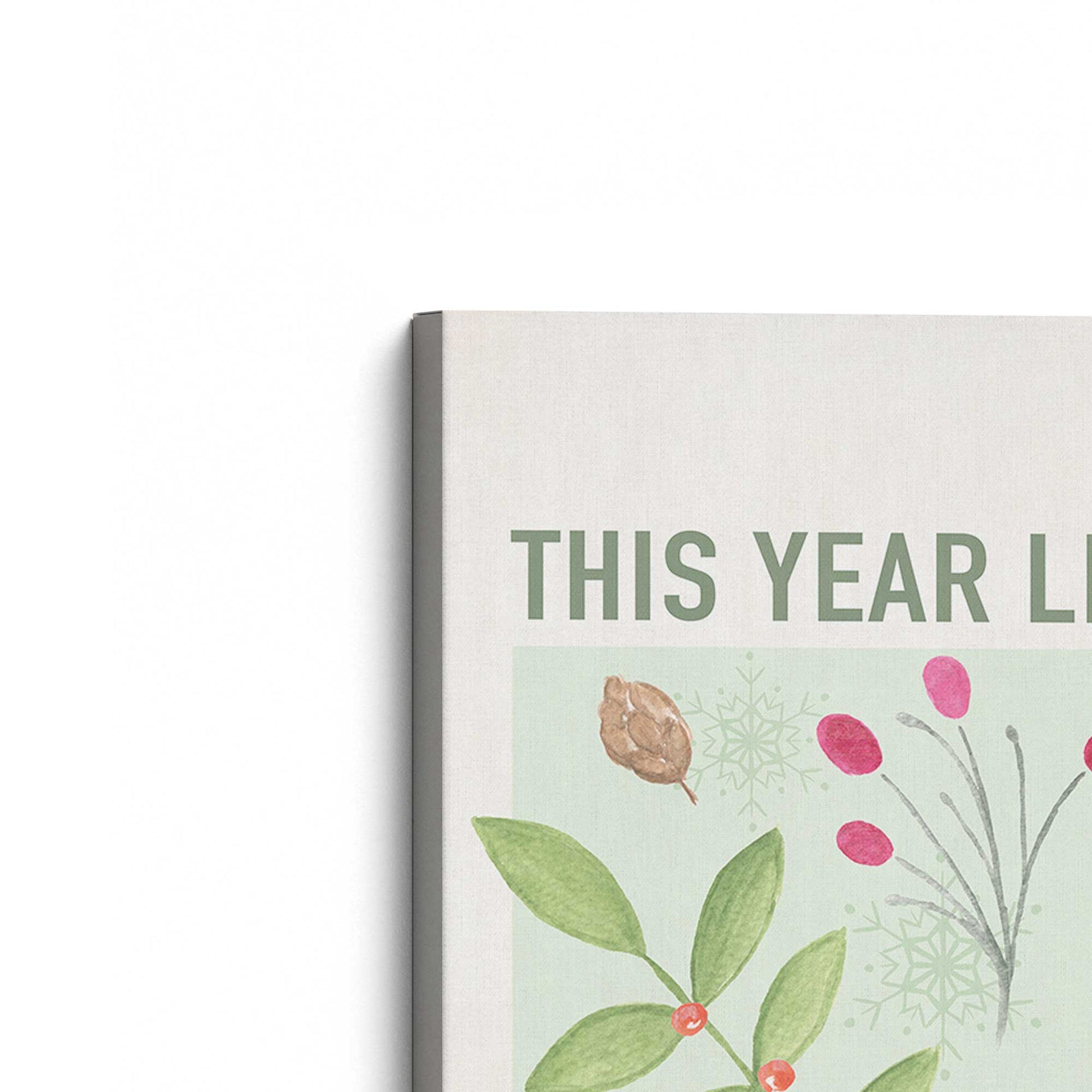 [Color:Stretched Canvas], Picture of the corner of the art