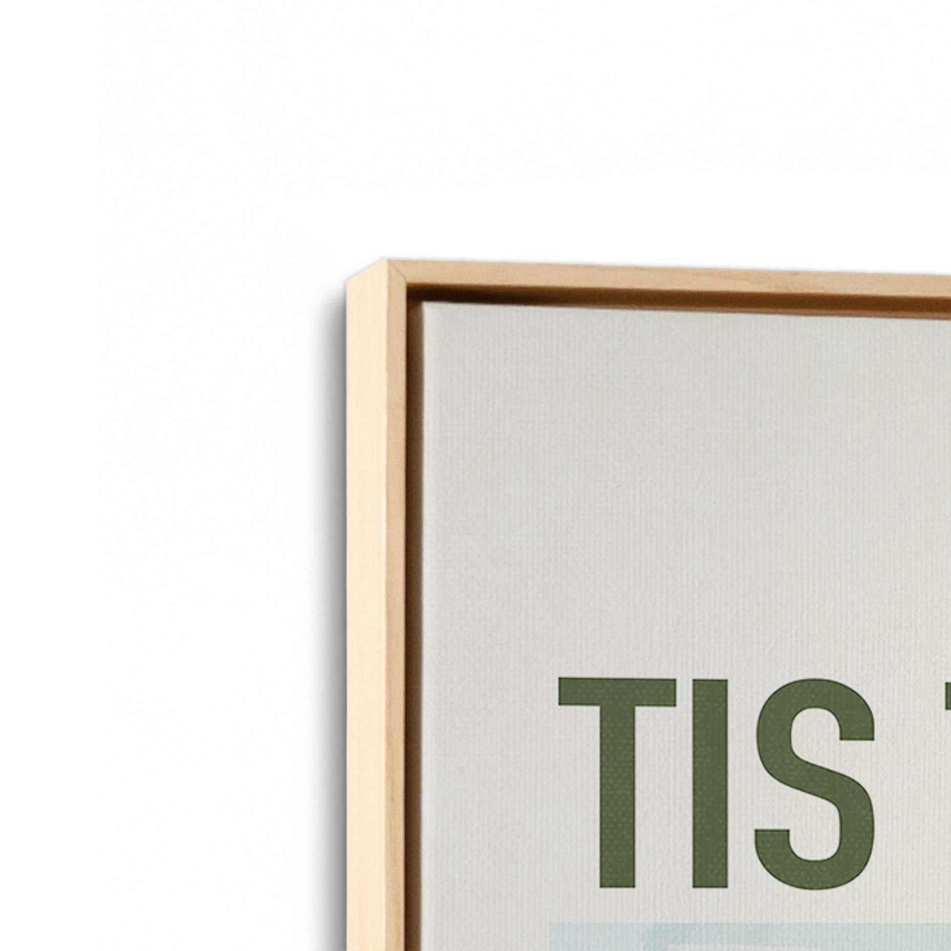 [Color:American Maple], Picture of art in a American Maple frame at an angle