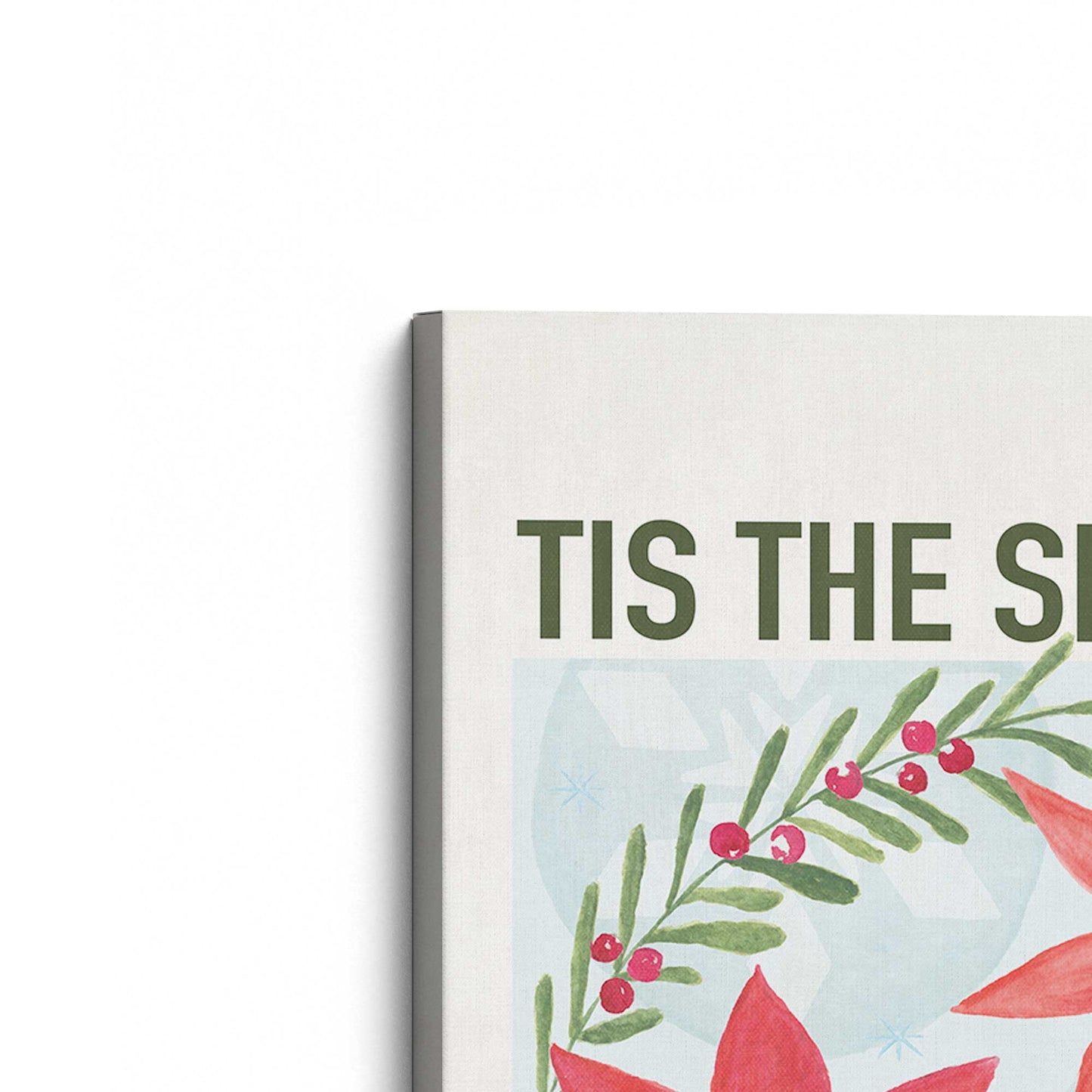 [Color:Stretched Canvas], Picture of the corner of the art