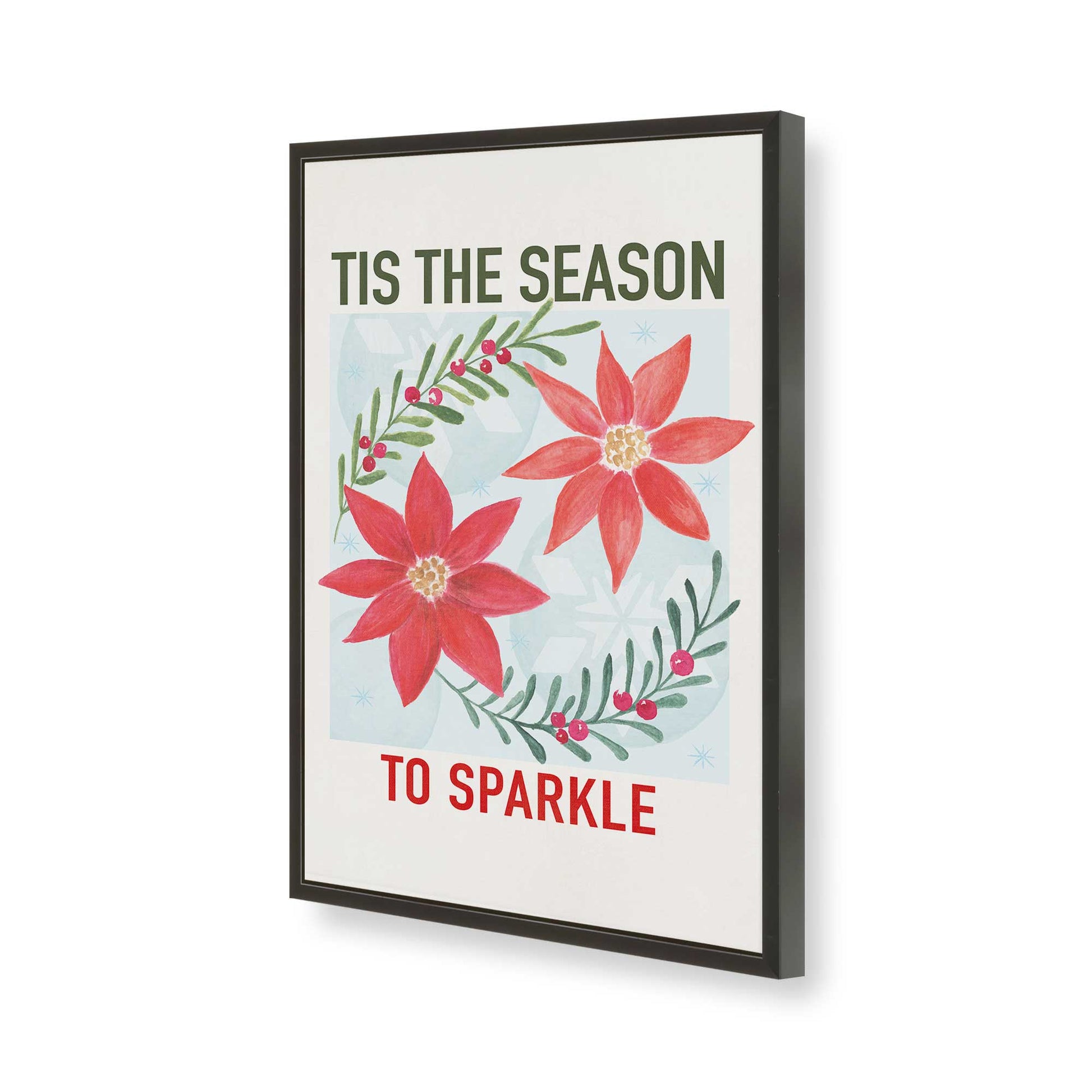 [Color:Satin Black], Picture of art in a Satin Black frame of the corner