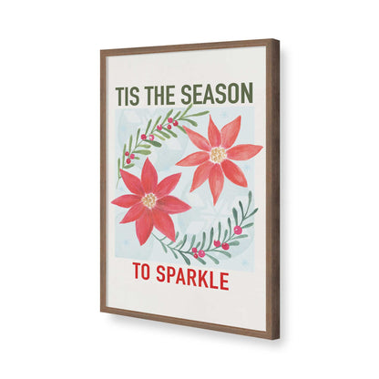 [Color:Walnut], Picture of art in a Walnut frame of the corner