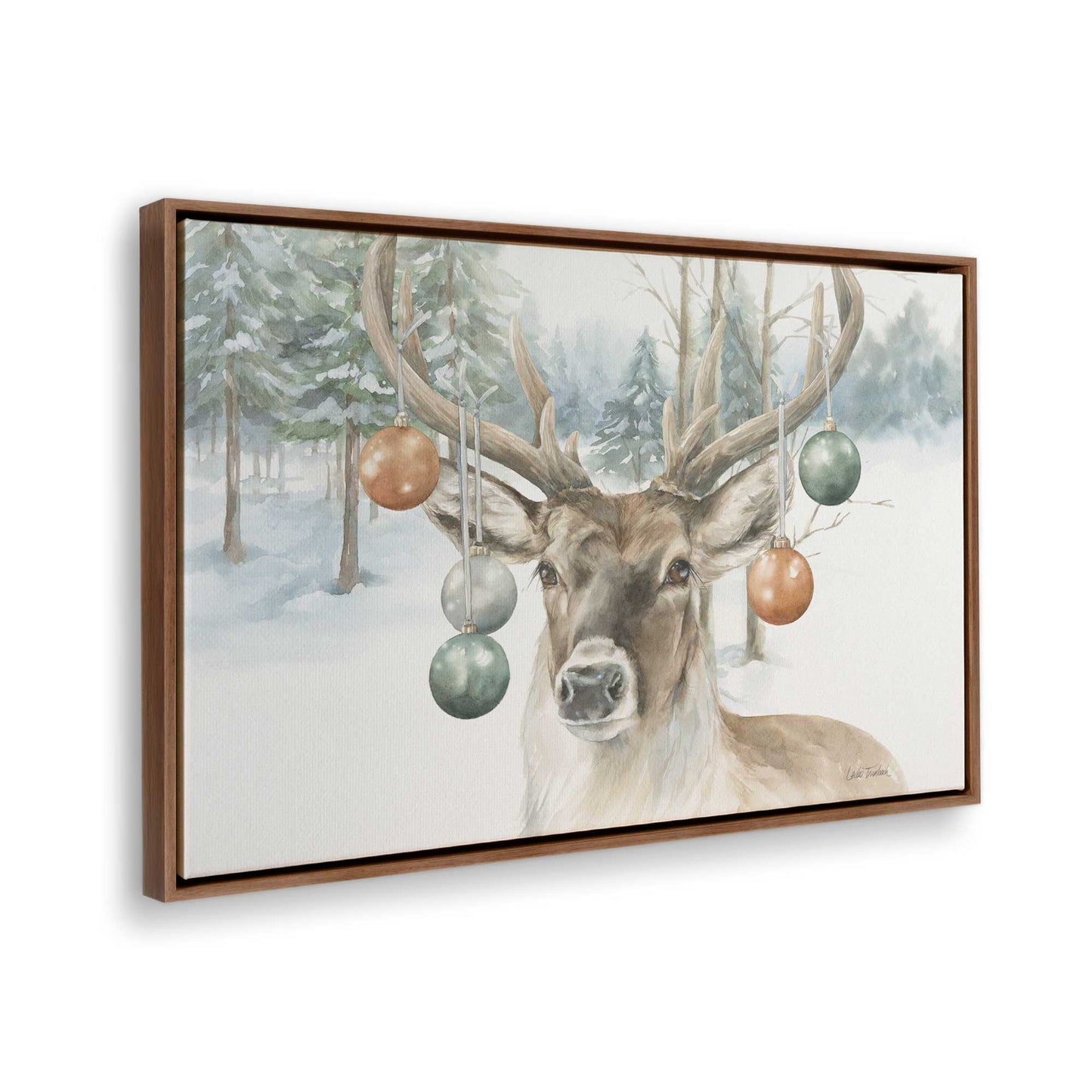 [Color:Walnut], Picture of the corner of the art