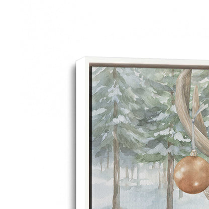 [Color:Opaque White], Picture of art in a White frame at an angle