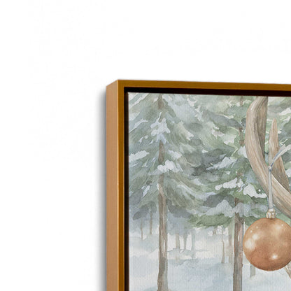 [Color:Polished Gold], Picture of art in a Polished Gold frame at an angle