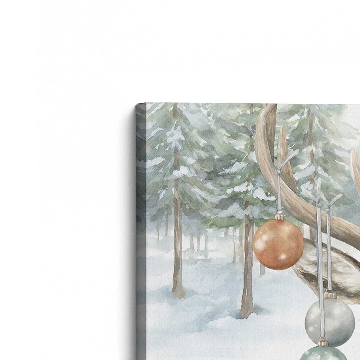 [Color:Stretched Canvas], Picture of the corner of the art