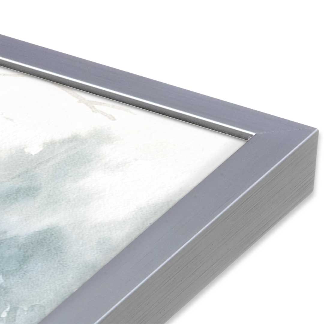 [Color:Polished Chrome], Picture of art in a Polished Chrome frame at an angle