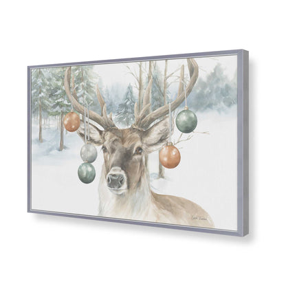 [Color:Polished Chrome], Picture of art in a Polished Chrome frame of the corner