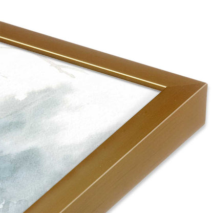 [Color:Polished Gold], Picture of art in a Polished Gold frame at an angle
