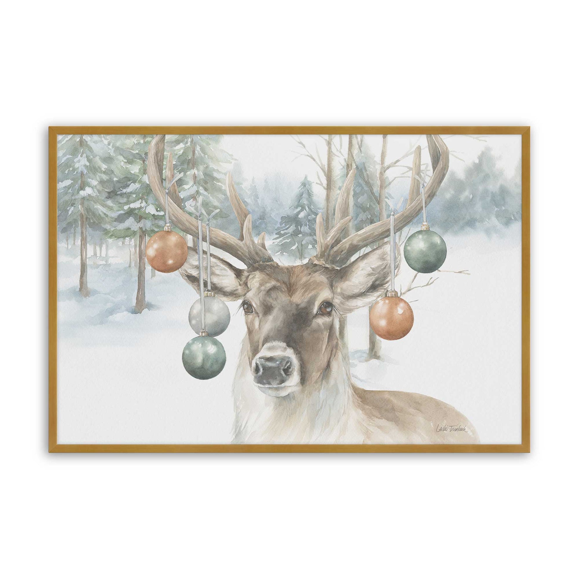 [Color:Polished Gold], Picture of art in a Polished Gold frame