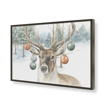 [Color:Satin Black], Picture of art in a Satin Black frame of the corner