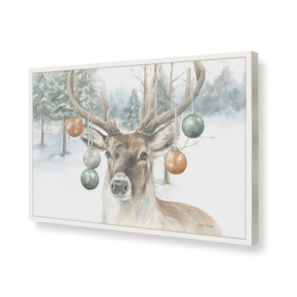 [Color:Opaque White], Picture of art in a Opaque White frame of the corner