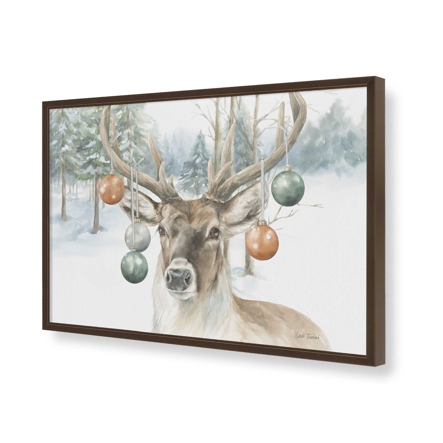 [Color:Belvinder Brown], Picture of art in a Belvinder Brown frame of the corner