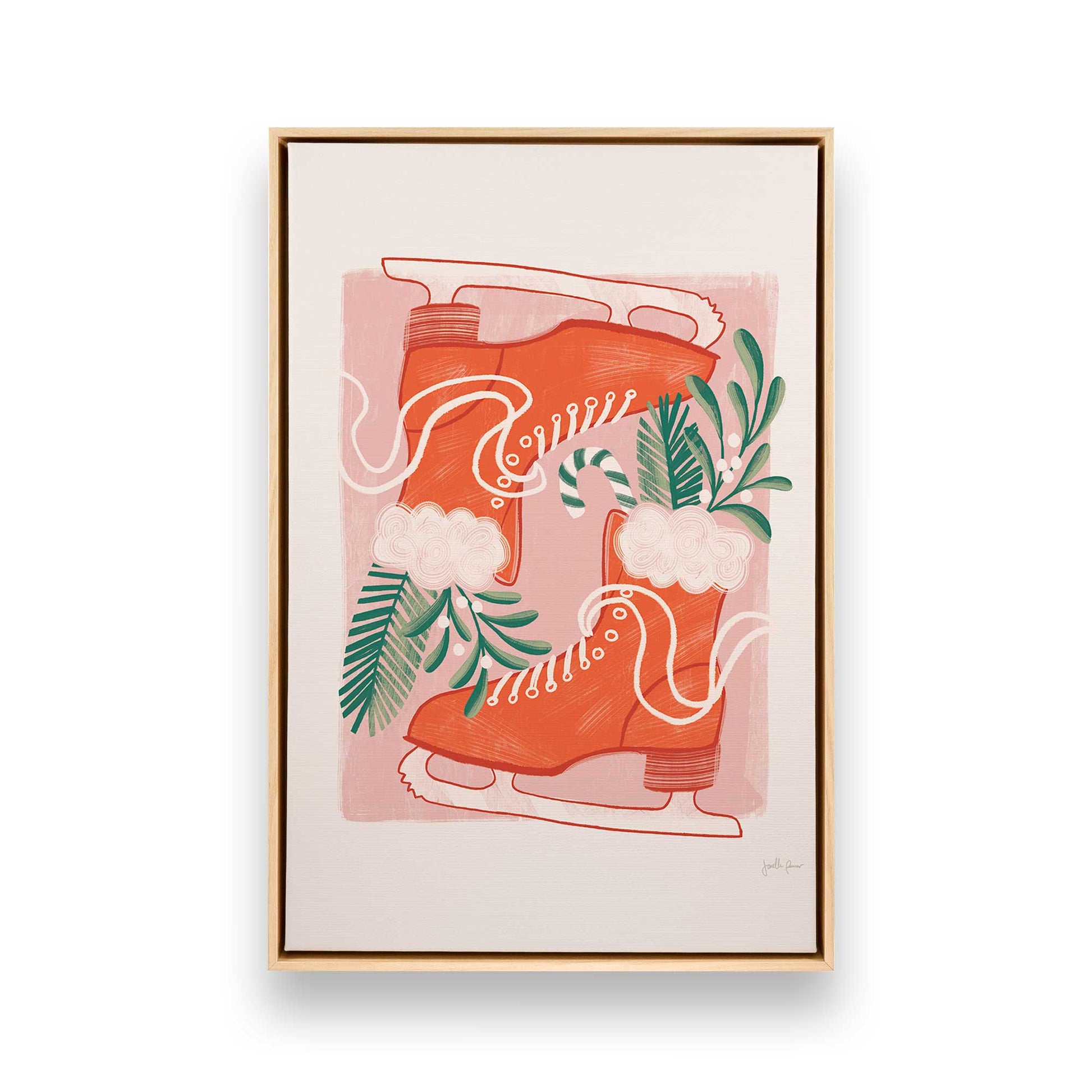 [Color:American Maple], Picture of art in a American Maple frame