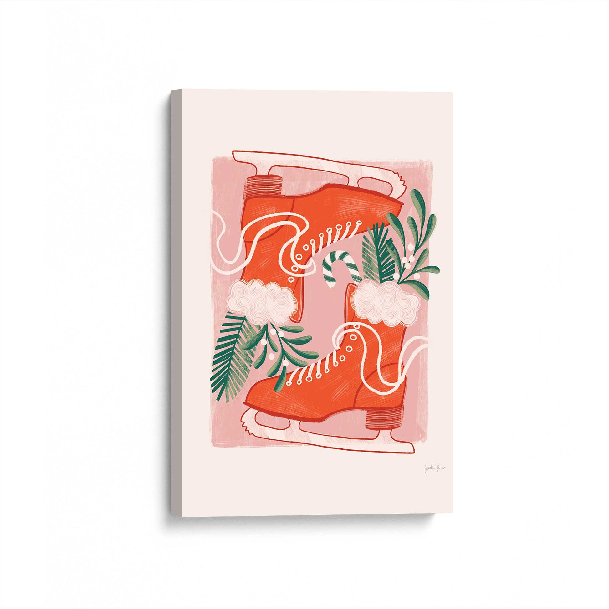 [Color:Stretched Canvas], Picture of art at an angle