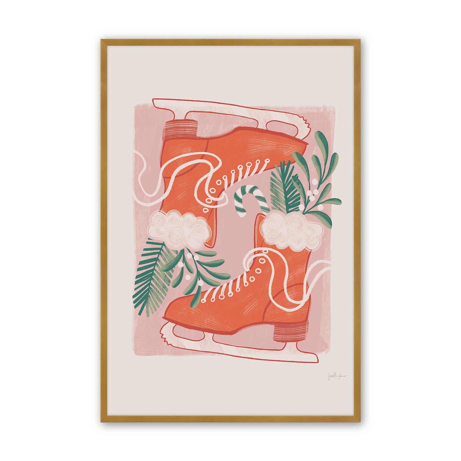 [Color:Polished Gold], Picture of art in a Polished Gold frame