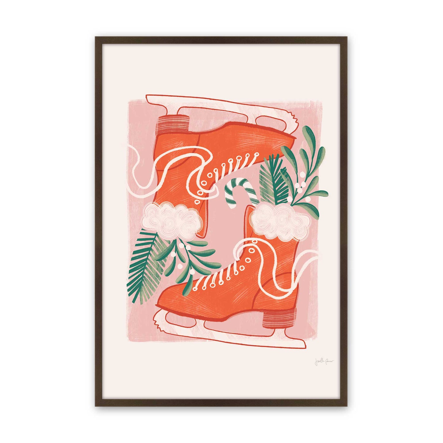 [Color:Belvinder Brown], Picture of art in a Belvinder Brown frame