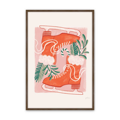 [Color:Walnut], Picture of art in a Walnut frame