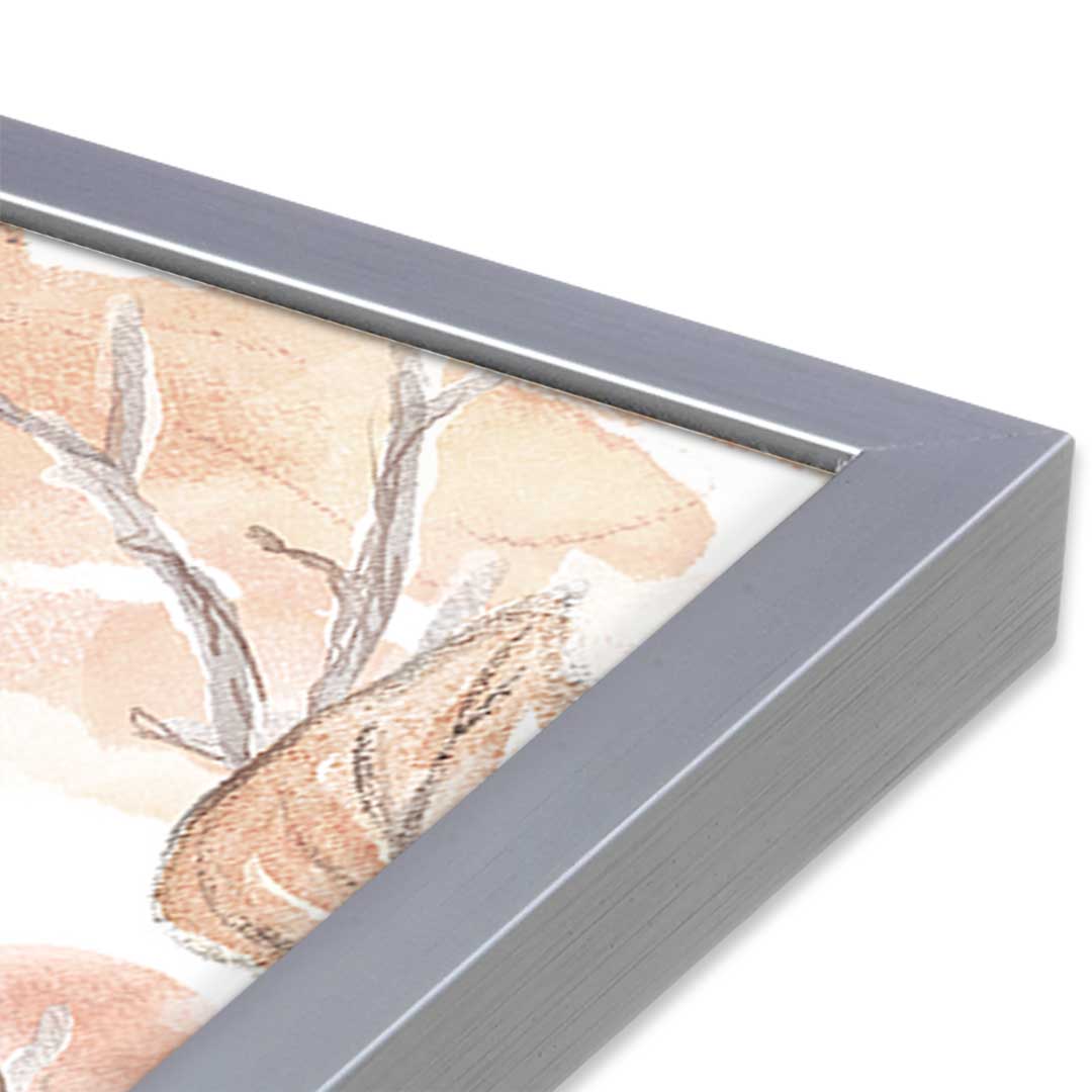 [Color:Polished Chrome], Picture of art in a Polished Chrome frame at an angle