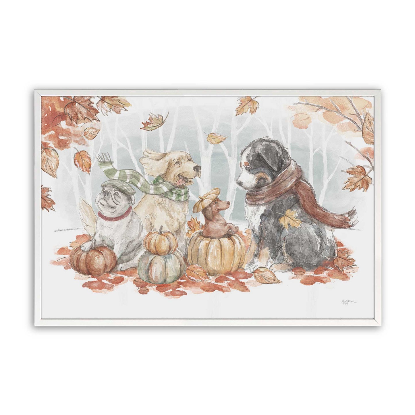 [Color:Opaque White], Picture of art in a Opaque White frame