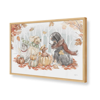 [Color:American Maple], Picture of art in a American Maple frame of the corner