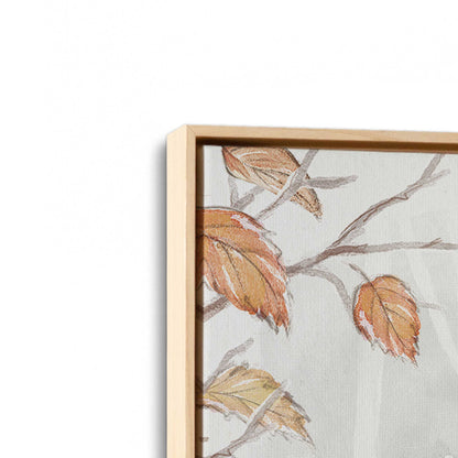 [Color:American Maple], Picture of art in a American Maple frame at an angle