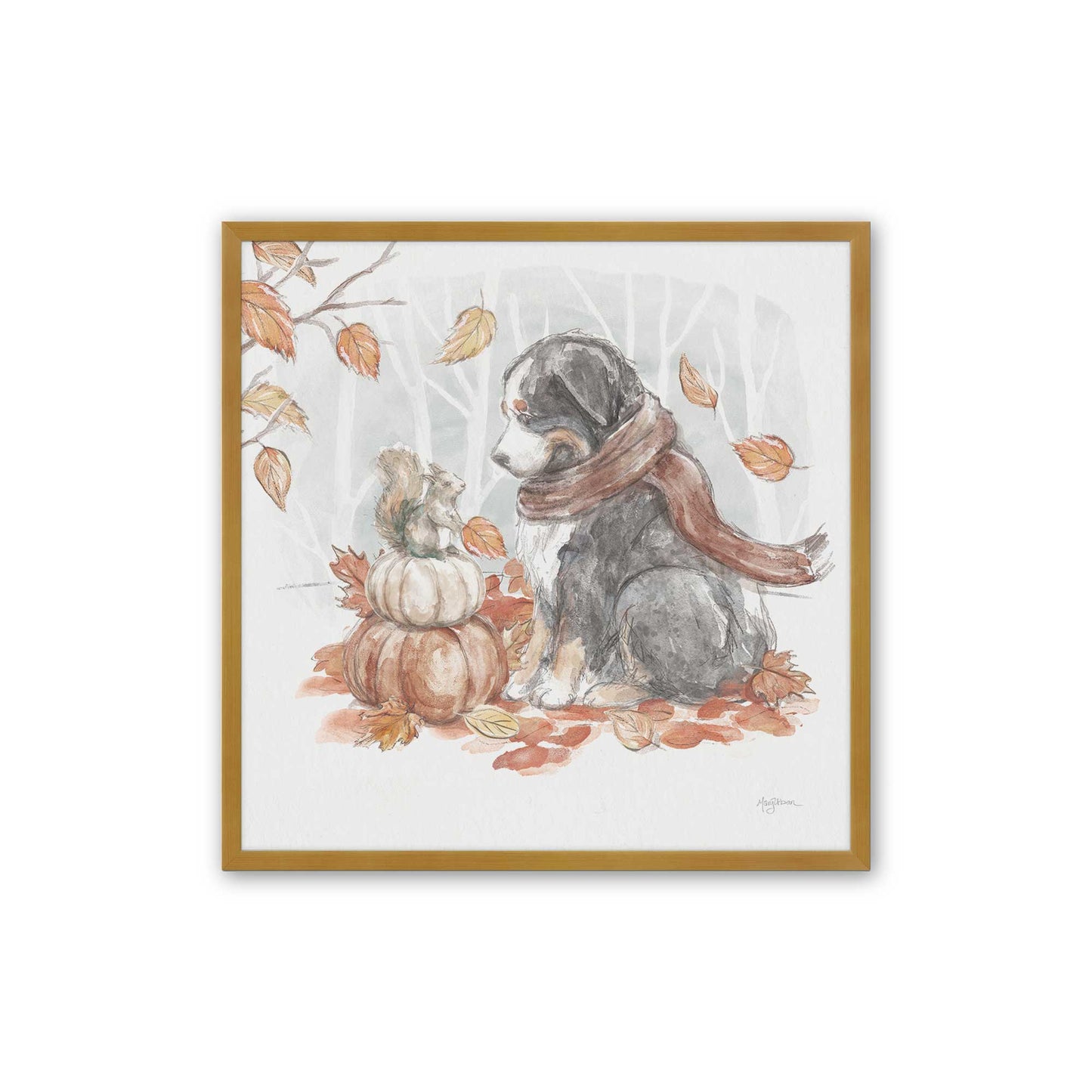 [Color:Polished Gold], Picture of art in a Polished Gold frame