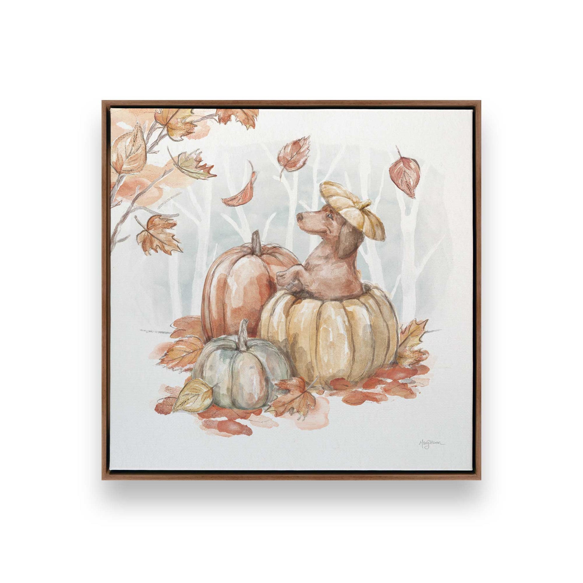 [Color:Walnut], Picture of art in a Walnut frame