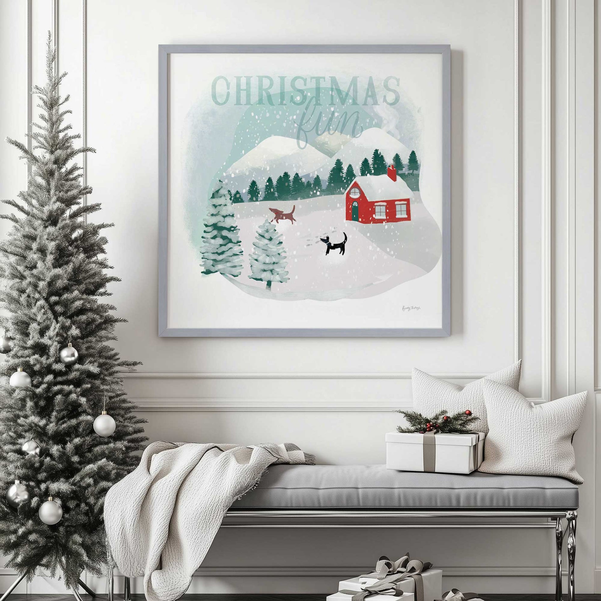 Picture of art in a room