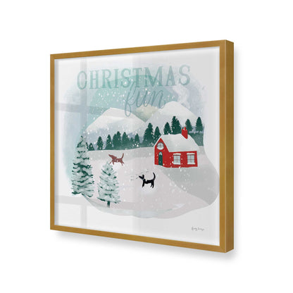 [Color:Polished Gold], Picture of art in a Polished Gold frame at an angle