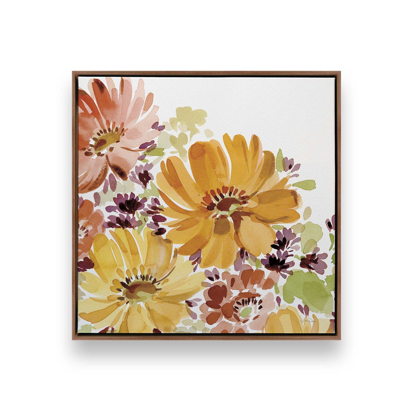 [Color:Walnut], Picture of art in a Walnut frame