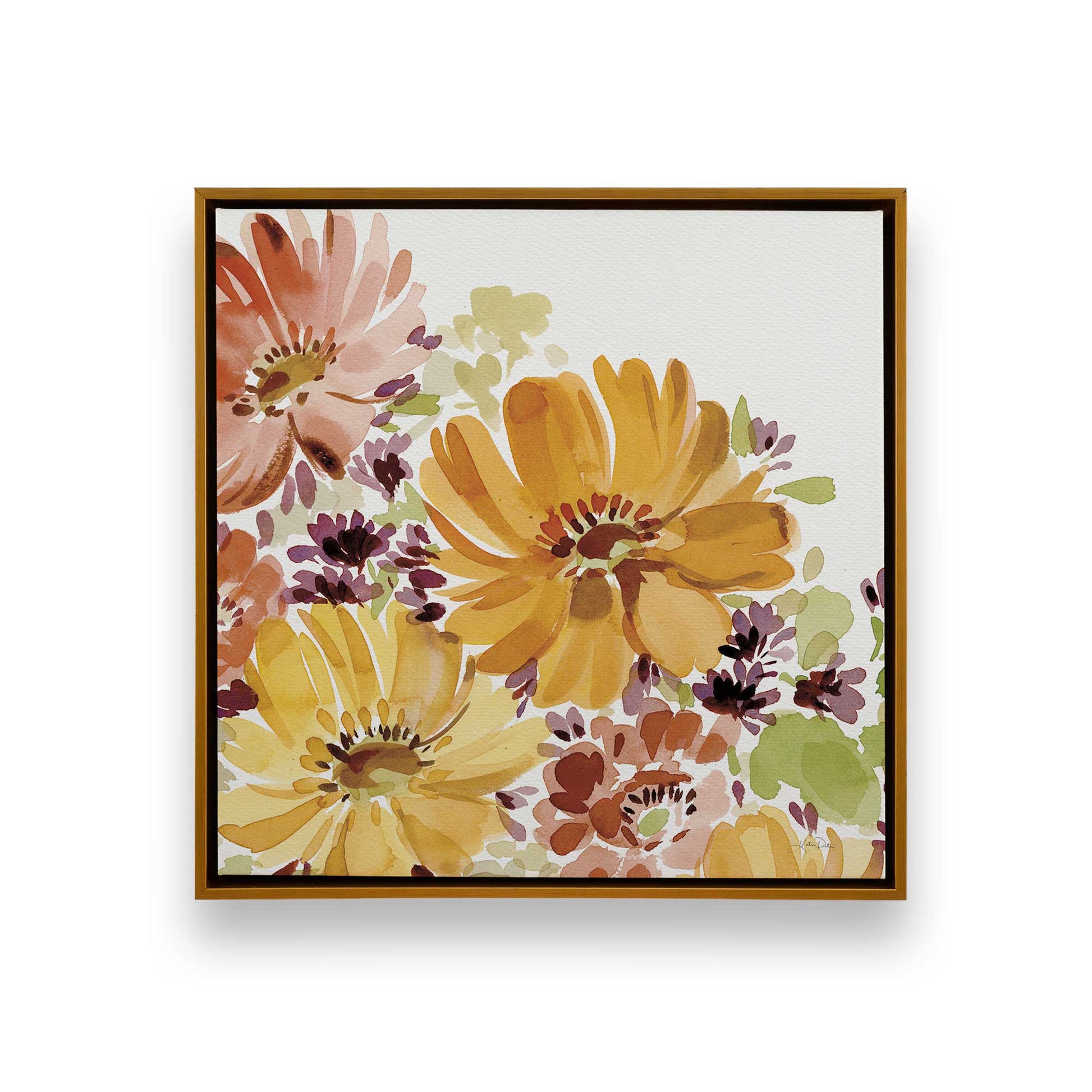 [Color:Polished Gold], Picture of art in a Polished Gold frame