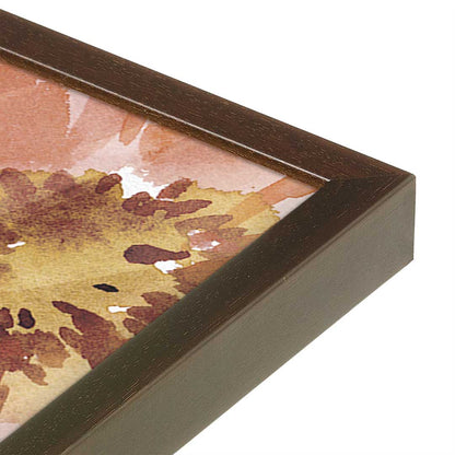 [Color:Espresso], Picture of art in a Espresso frame at an angle