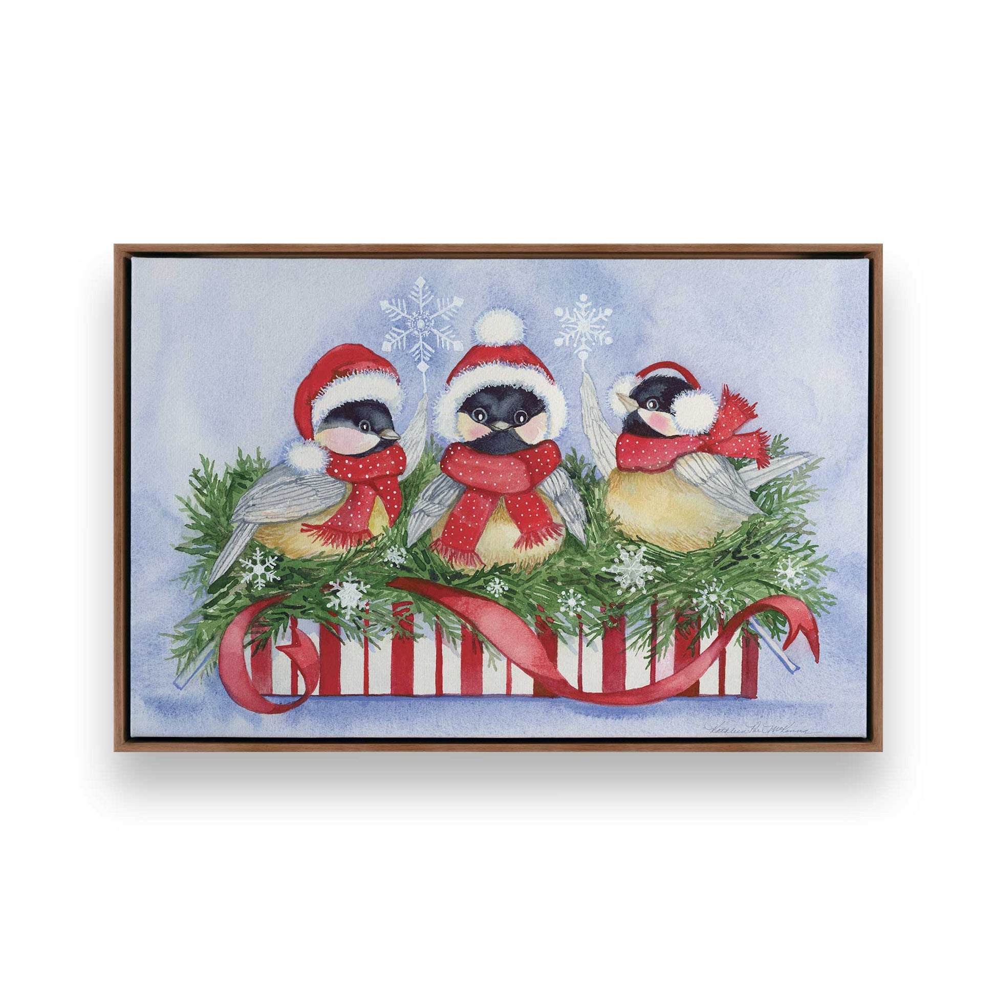 [Color:Walnut], Picture of art in a Walnut frame