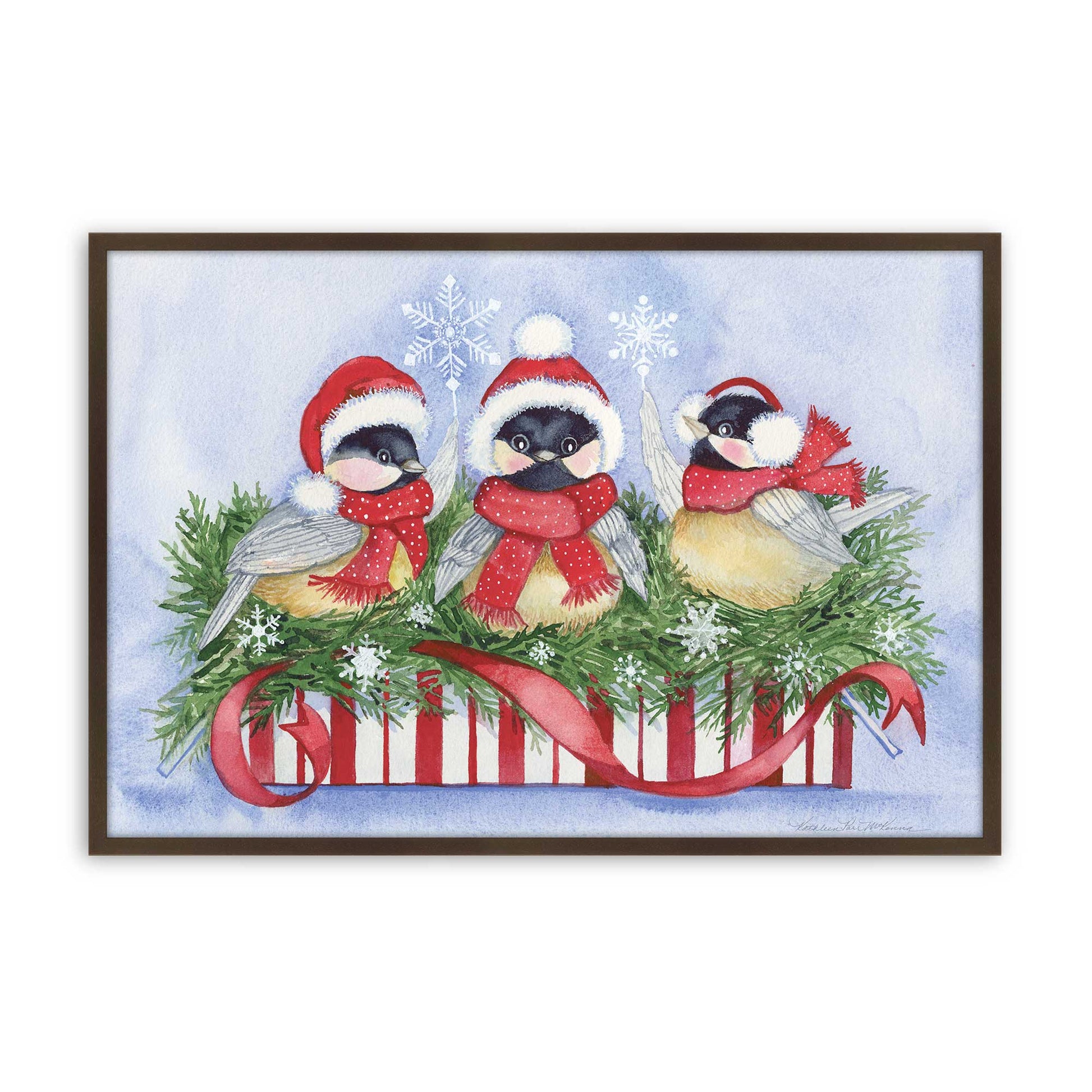 [Color:Belvinder Brown], Picture of art in a Belvinder Brown frame