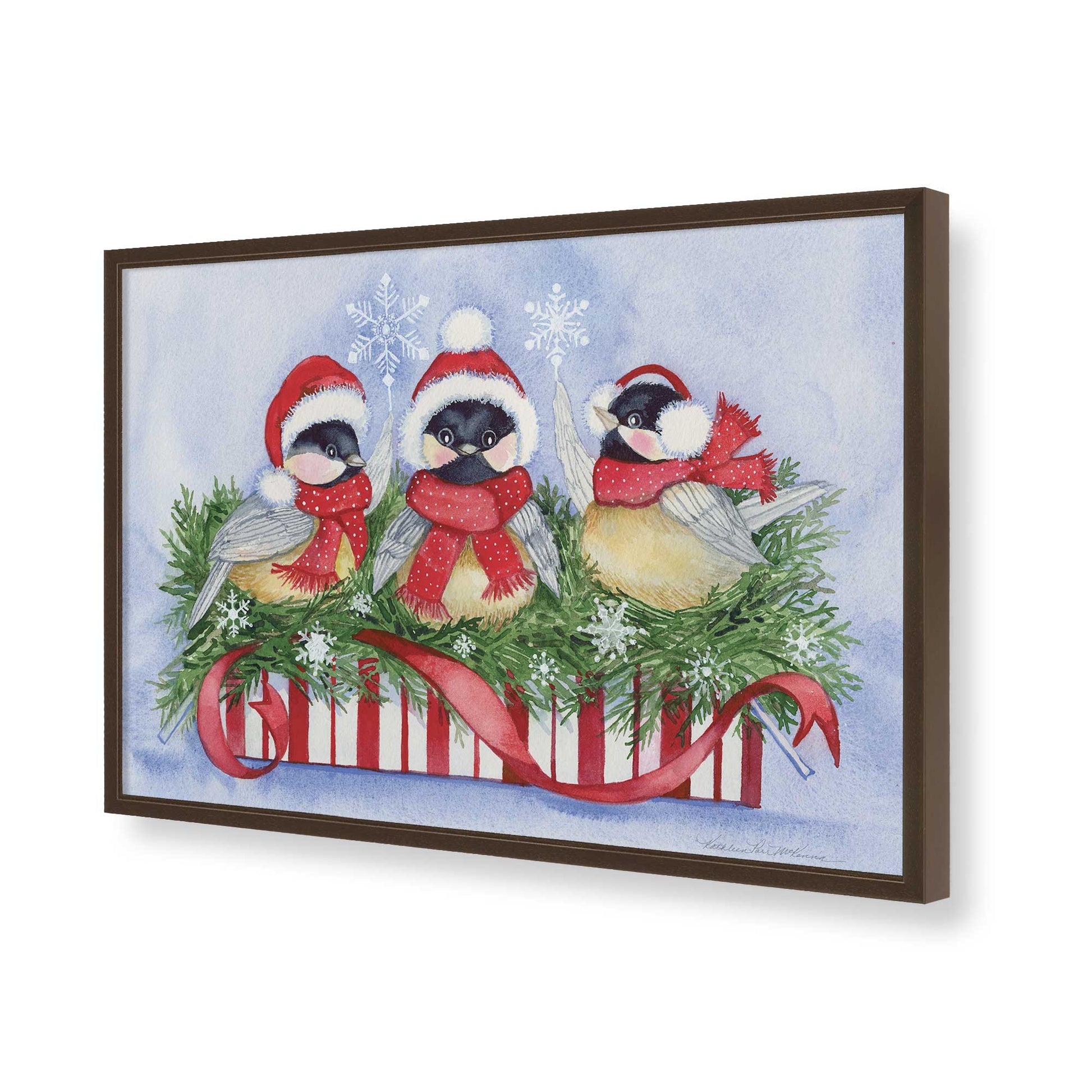 [Color:Belvinder Brown], Picture of art in a Belvinder Brown frame of the corner