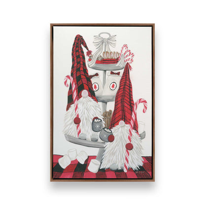 [Color:Walnut], Picture of art in a Walnut frame