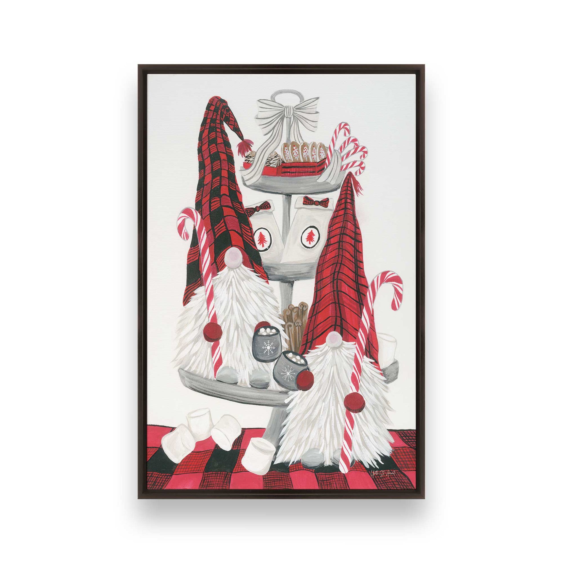 [Color:Espresso], Picture of art in a Espresso frame