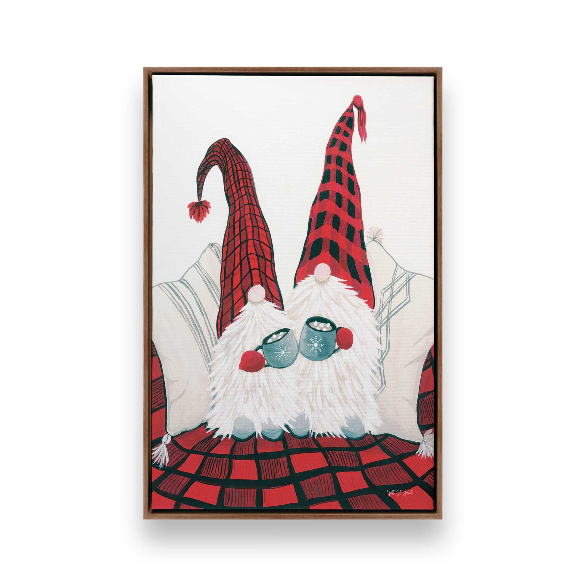 [Color:Walnut], Picture of art in a Walnut frame