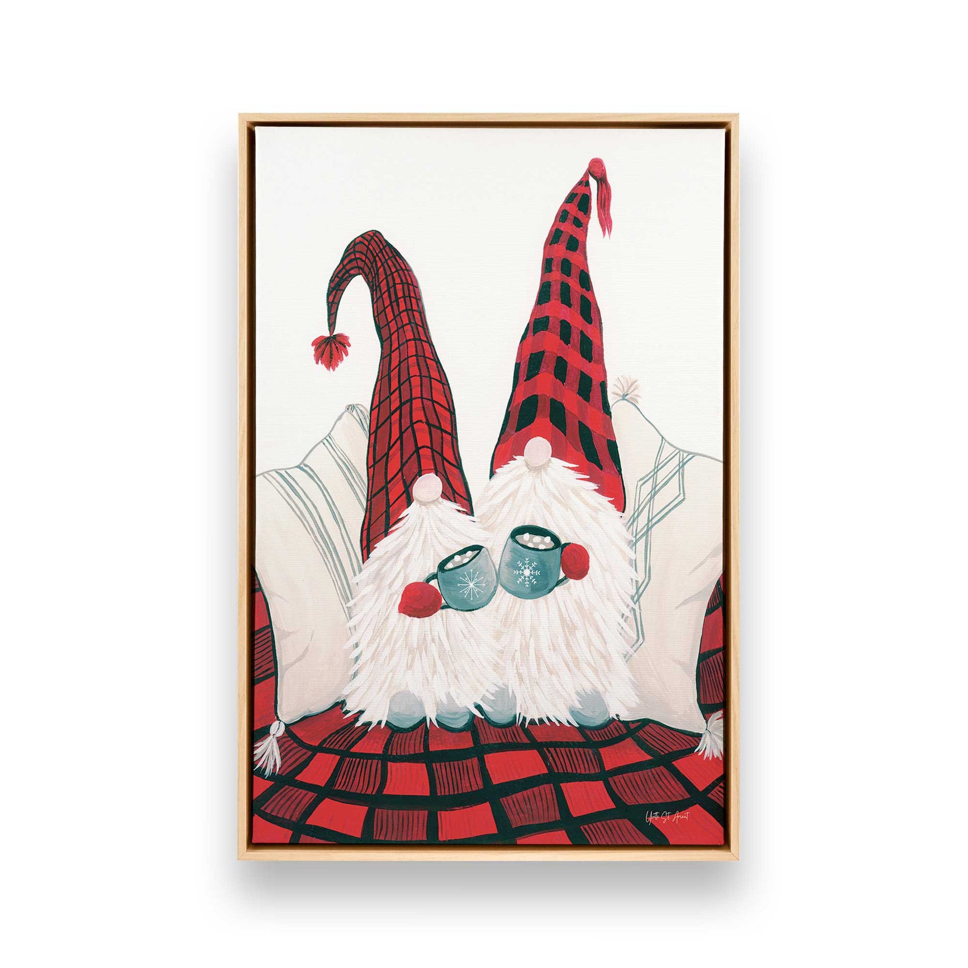 [Color:American Maple], Picture of art in a American Maple frame