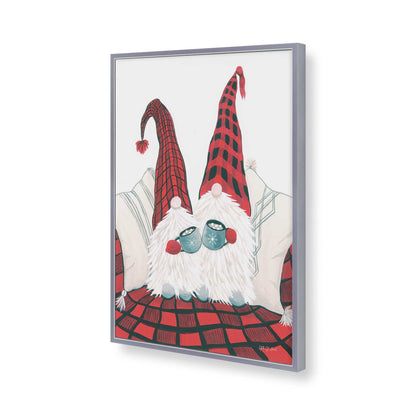 [Color:Polished Chrome], Picture of art in a Polished Chrome frame of the corner