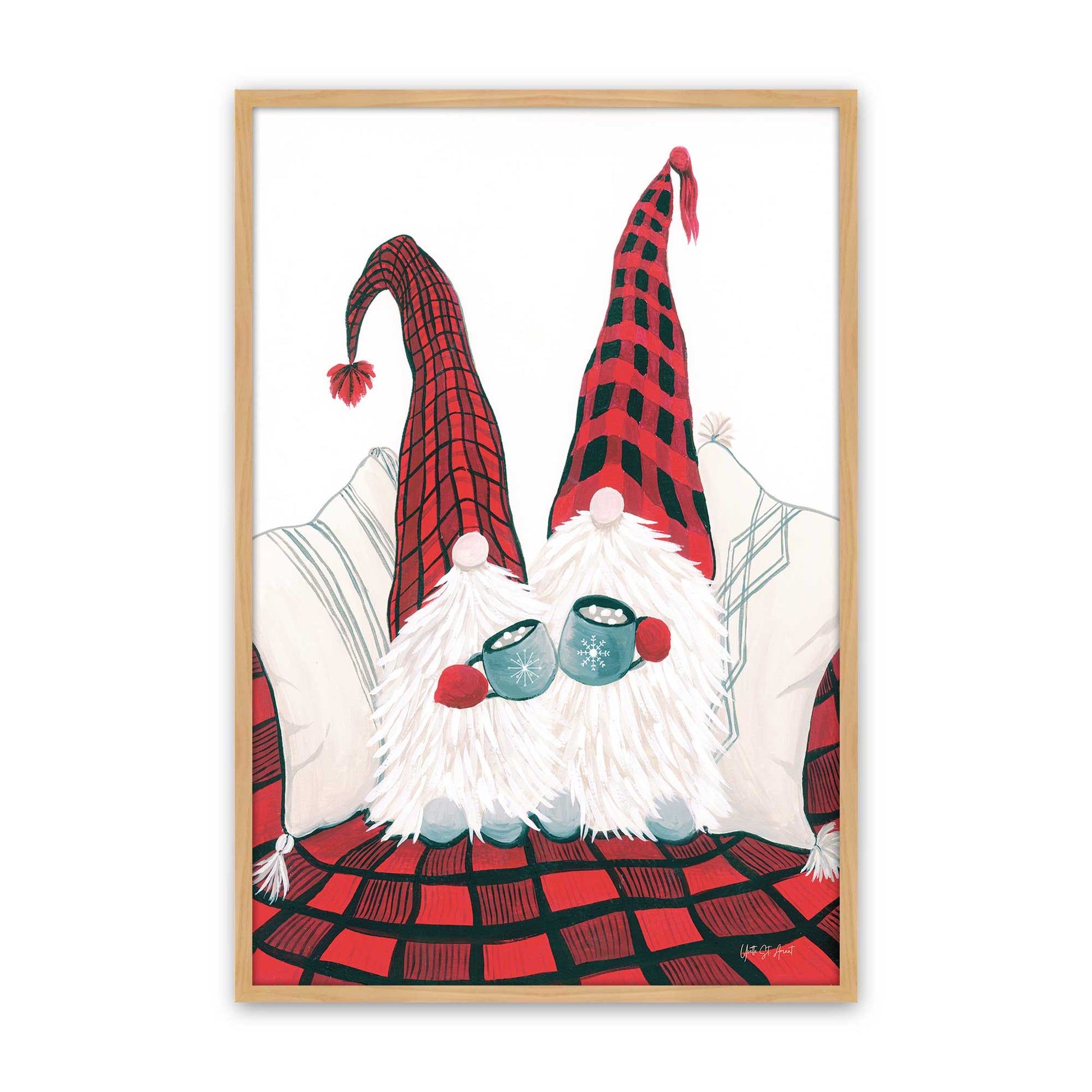 [Color:American Maple], Picture of art in a American Maple frame