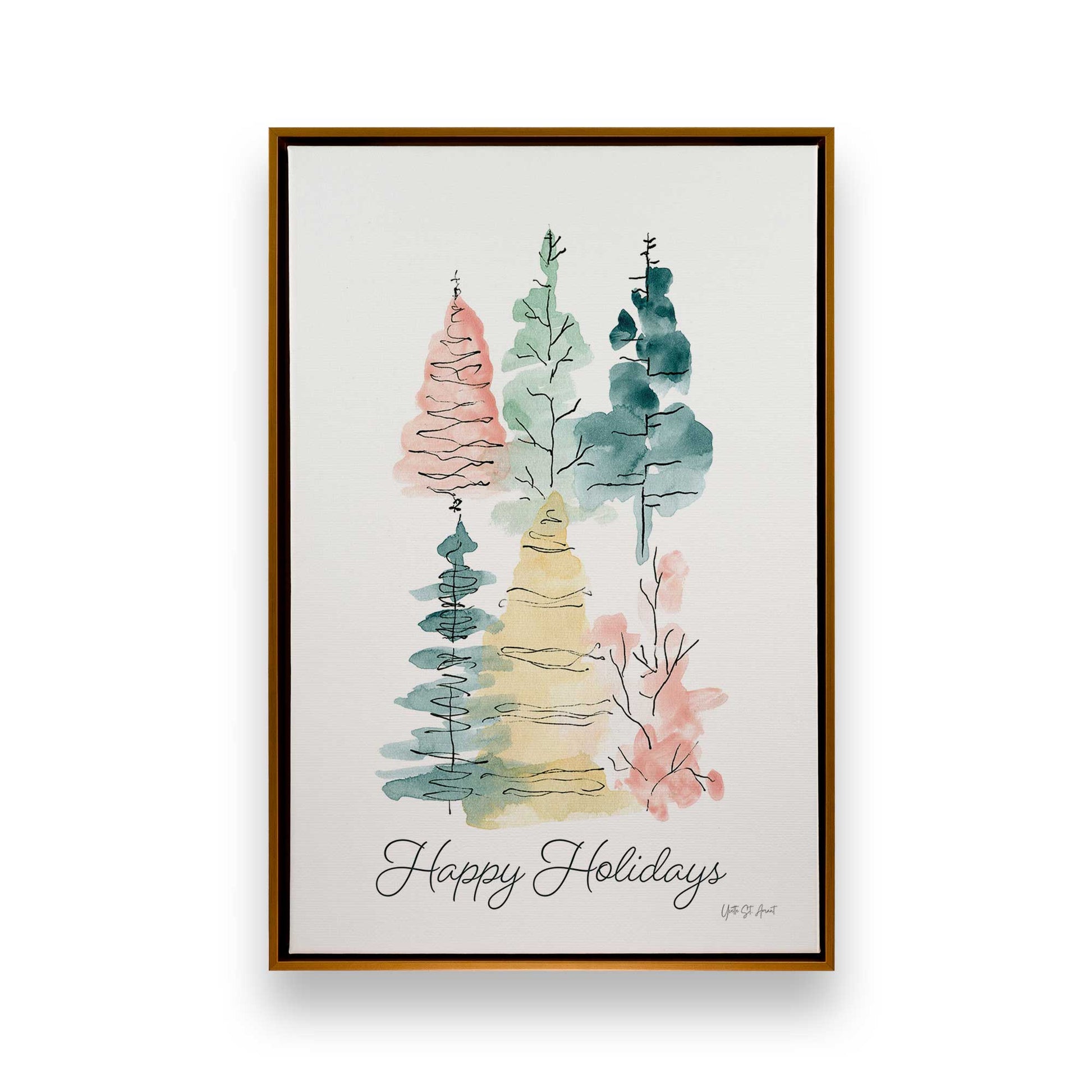 [Color:Polished Gold], Picture of art in a Polished Gold frame